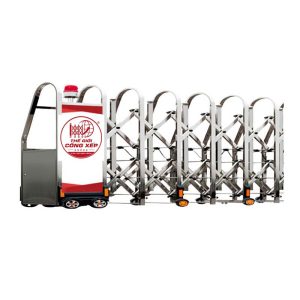 Cổng xếp inox trong nước V01