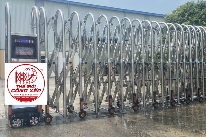Cổng xếp tự động V02