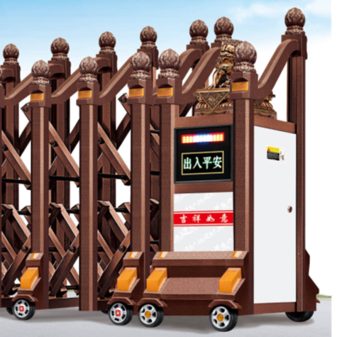 cong-truot-tu-dong-nhom-hy-016 Cận cảnh đầu máy cổng trượt tự động nhôm HY-016.