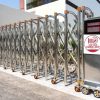 Cổng xếp inox hàng Việt Nam V09C thiết kế hiện đại và vận hành bền bỉ