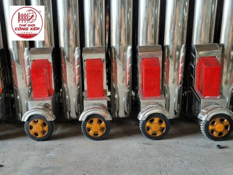 Bánh xe cổng xếp nhỏ