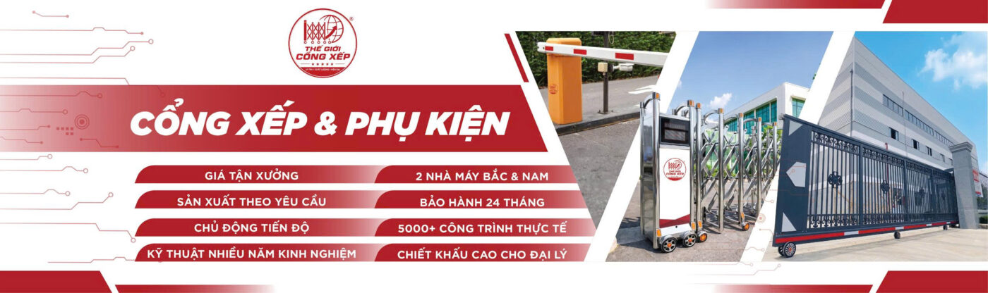 Banner thế Giới cổng xếp