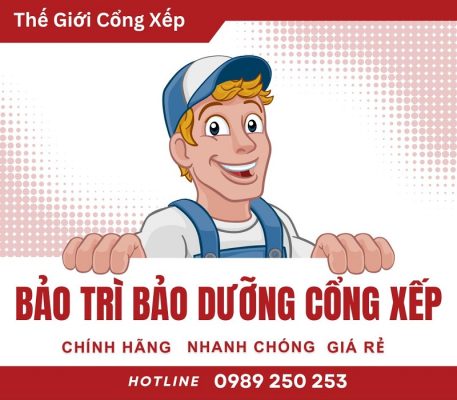 Bảo trì - bảo dưỡng cổng cửa xếp