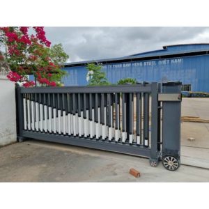 Cổng Trượt tự động VT64 sử dụng vật liệu cao cấp, chống gỉ sét, vận hành ổn định trong mọi điều kiện thời tiết.