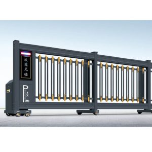 Hình ảnh cổng trượt tự động ZH007 thiết kế hiện đại, vận hành bền bỉ cho nhà máy và khu công nghiệp