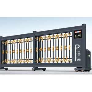 Cổng trượt tự động ZH012 chất lượng cao, phù hợp lắp đặt tại biệt thự và bãi xe hiện đại