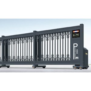 Mẫu cổng trượt tự động ZH013 cao cấp với thiết kế sang trọng và khả năng chống gỉ sét tốt