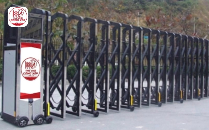 Báo giá cổng xếp hợp kim nhôm tận xưởng