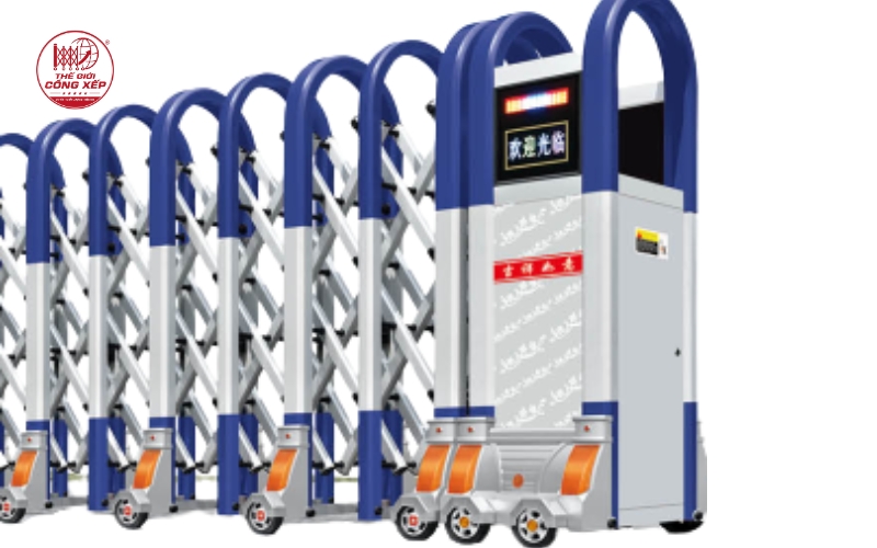 Báo giá cổng xếp hợp kim nhôm tận xưởng