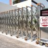 Ứng dụng cổng xếp inox V10VN cho nhà máy và khu công nghiệp