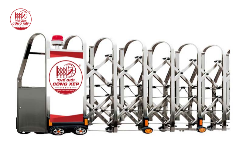 Cổng xếp trong nước giá tốt, thi công nhanh