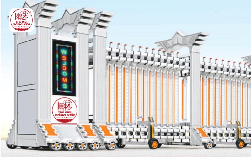 Cổng xếp nhập khẩu bền đẹp, giá tốt nhất Toàn Quốc