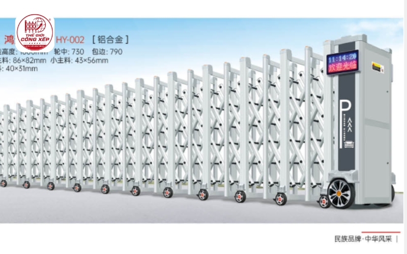 Cổng xếp nhập khẩu bền đẹp, giá tốt nhất Toàn Quốc
