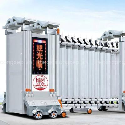 cong-xep-nhom-h-013 Cổng xếp nhôm H-013