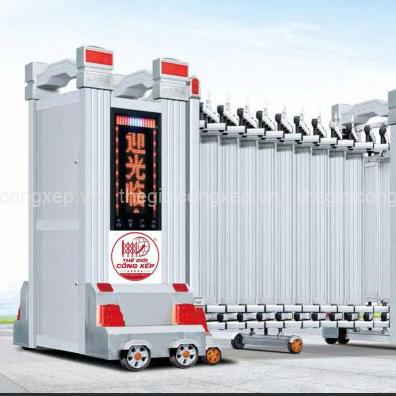 cong-xep-nhom-h-015 Cổng xếp nhôm H-015