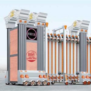 Cổng xếp nhôm H-021