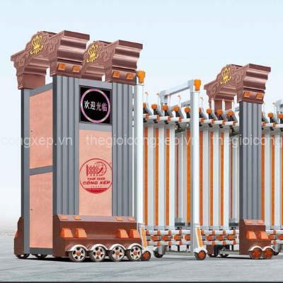 cong-xep-nhom-h022-1 Cổng xếp nhôm H-022