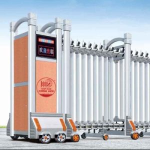 Cổng xếp nhôm H-028