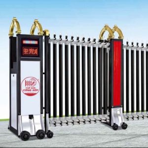 Cổng xếp nhôm H-030