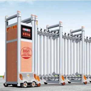 Cổng xếp nhôm H-031