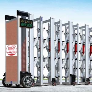 Cổng xếp nhôm W-003