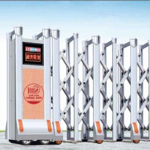 Cổng xếp nhôm W-013