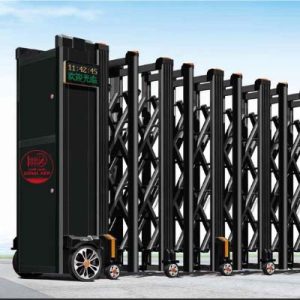 Cổng xếp nhôm W-016