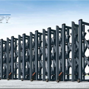 Cổng xếp nhôm W-020