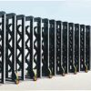 Cổng xếp nhôm nhập khẩu cao cấp V62 sở hữu thiết kế màu đen sang trọng và kết cấu vững chắc. Sản phẩm tích hợp công nghệ vận hành thông minh, motor mạnh mẽ và chất liệu hợp kim nhôm chống ăn mòn tuyệt đối. Giải pháp an ninh hoàn hảo cho doanh nghiệp hiện đại.