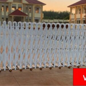 Cổng xếp tự động VS06 phun màu hiện đại cho công trình lớn