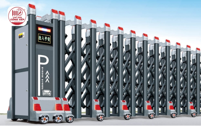 cửa cổng trượt đẹp, hiện đại