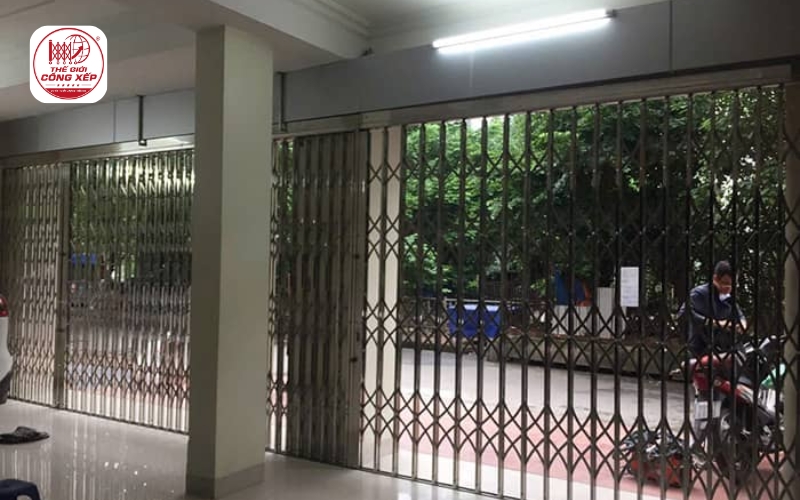 Báo giá cửa xếp inox 304 chất lượng, hiện đại
