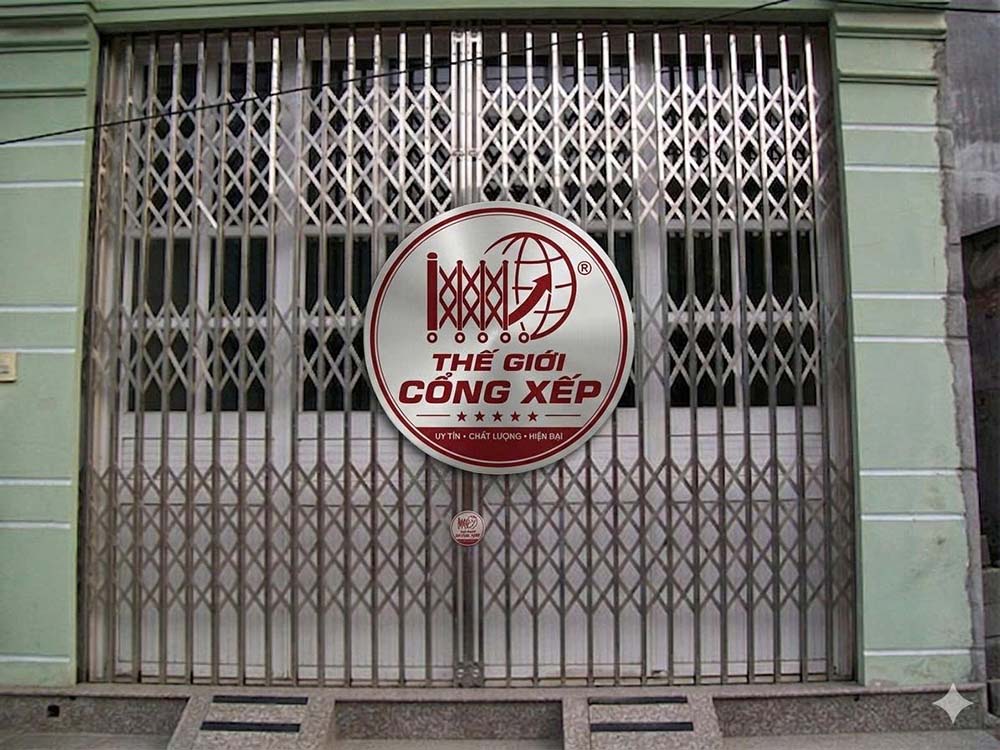 Cửa xếp inox
