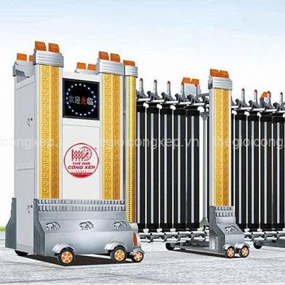 h-006 Cổng xếp nhôm H-006