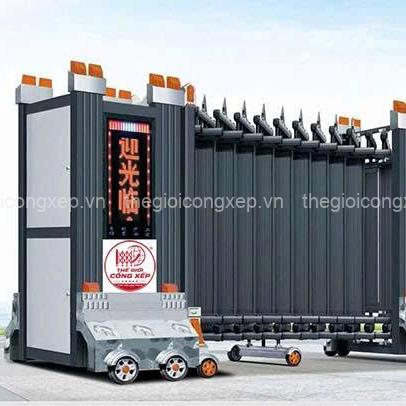 h-010 Cổng xếp nhôm H-010