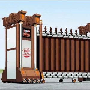 Cổng xếp nhôm H-017