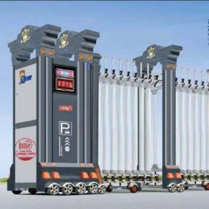 Cổng xếp nhôm H-020