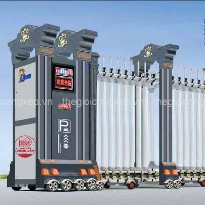 h-020-1 Cổng xếp nhôm H-020