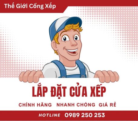 Lắp đặt cửa xếp