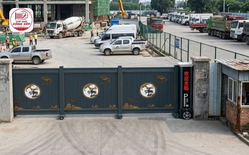mẫu cửa cổng lùa 1 cánh đẹp và bán chạy