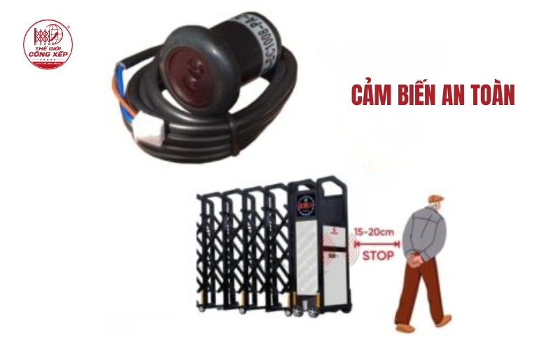 Phụ kiện cổng xếp, linh kiện cổng xếp các loại