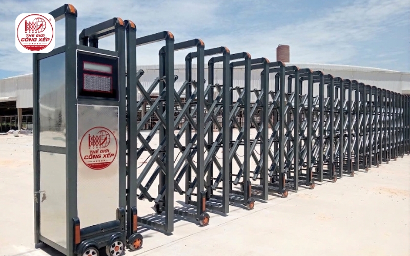 Phụ kiện cổng xếp, linh kiện cổng xếp các loại