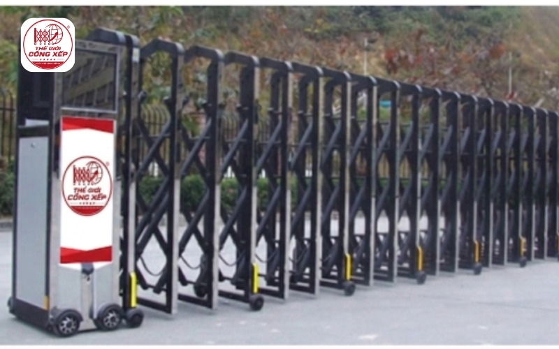 Phụ kiện cổng xếp, linh kiện cổng xếp các loại