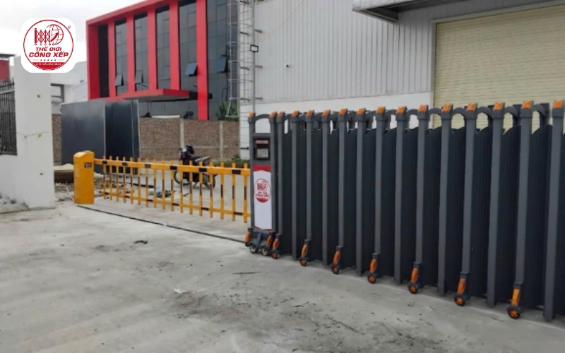 Phụ kiện cổng xếp, linh kiện cổng xếp các loại