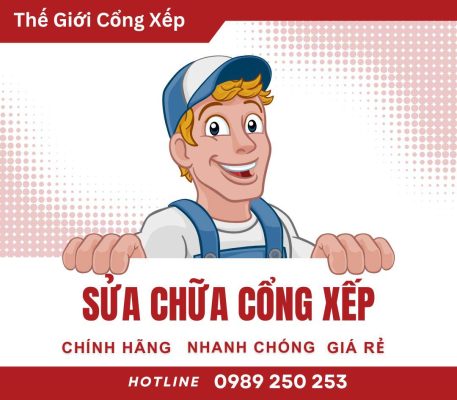 Sửa chữa cổng xếp