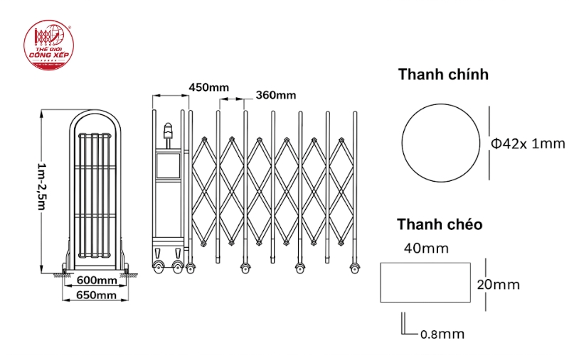 Tư vấn thiết kế cổng xếp theo yêu cầu