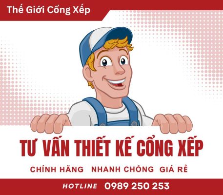 Tư vấn thiết kế cổng xếp theo yêu cầu