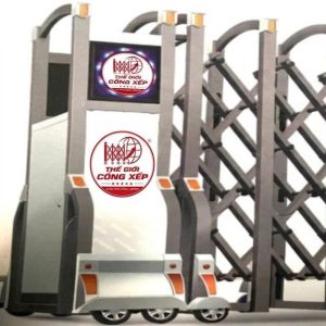 Cận cảnh đầu motor cổng xếp nhập khẩu V52