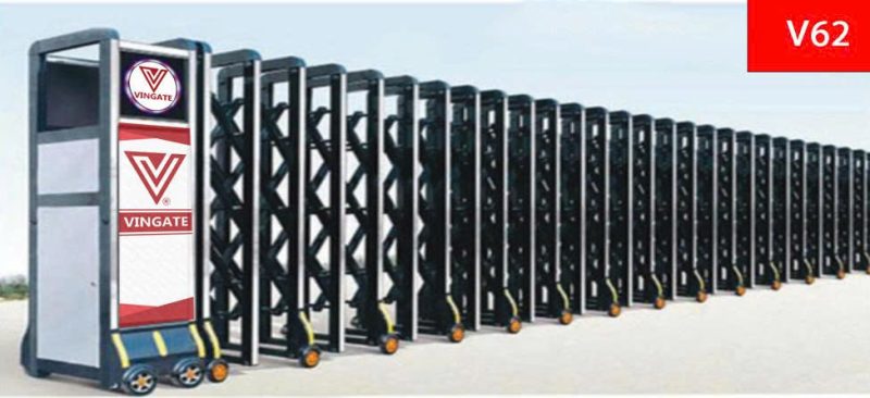 Cổng xếp nhôm nhập khẩu cao cấp V62 sở hữu thiết kế màu đen sang trọng và kết cấu vững chắc. Sản phẩm tích hợp công nghệ vận hành thông minh, motor mạnh mẽ và chất liệu hợp kim nhôm chống ăn mòn tuyệt đối. Giải pháp an ninh hoàn hảo cho doanh nghiệp hiện đại.
