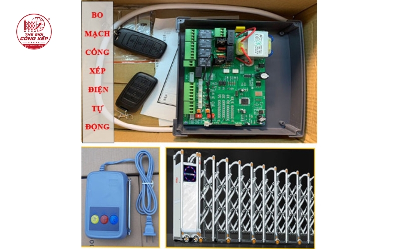 Bộ điều khiển cổng xếp chính hãng, vận hành ổn định